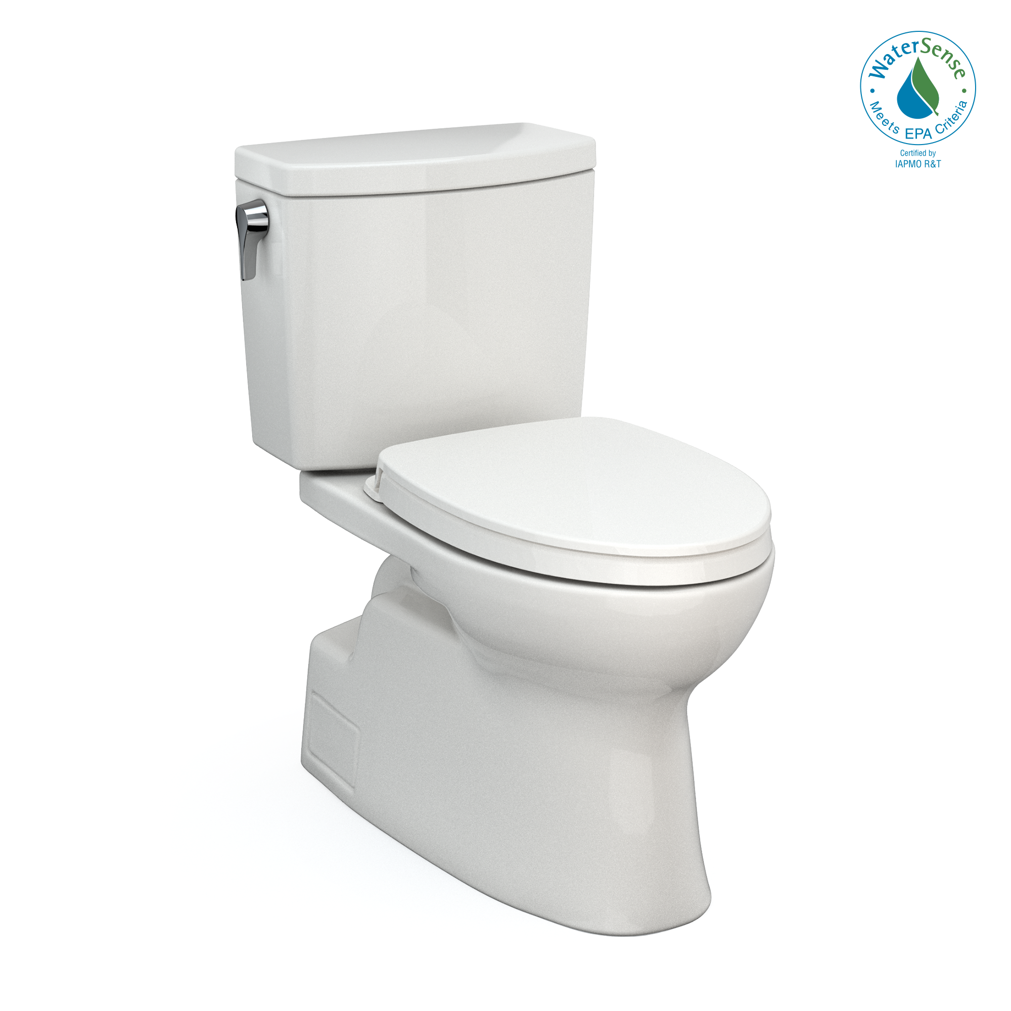 TOTO Vespin II 1G Two Piece Elongated 1.0 GPF Universal Height Toilet with Ss124 Softclose Seat - Washlet+ Ready