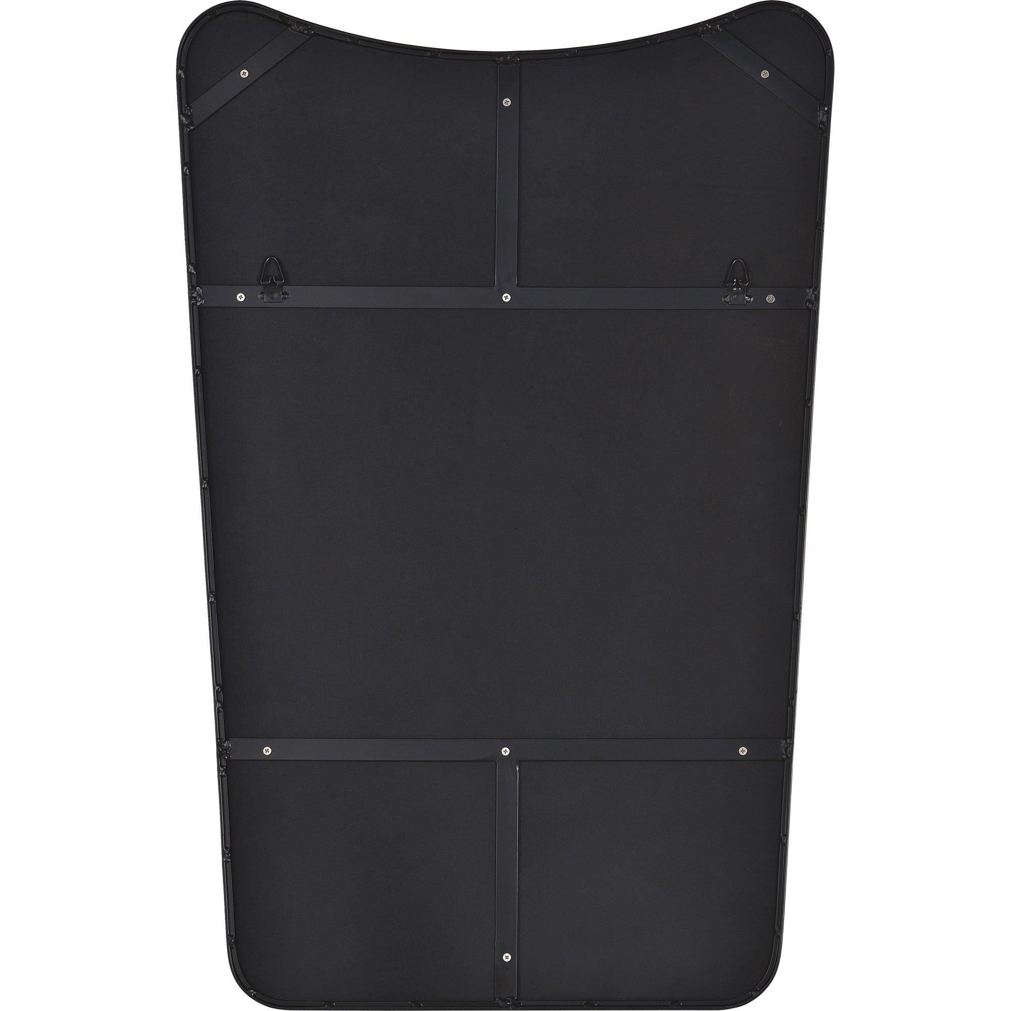Renwil Nashua 36" Tall Rectangle Wall Mirror - Black