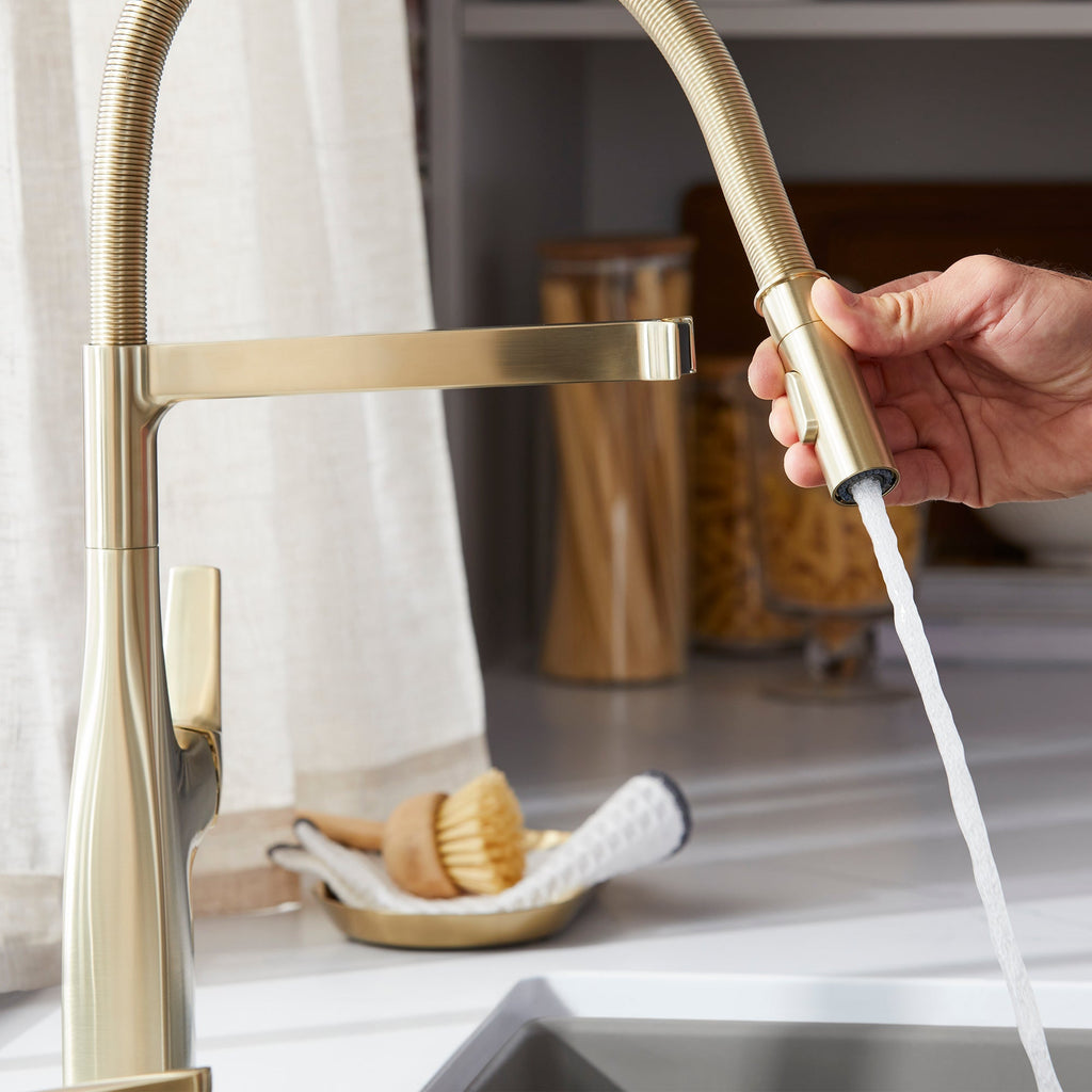 Blanco Rivana Semi-Pro Pull-Down Dual-Spray Kitchen Faucet