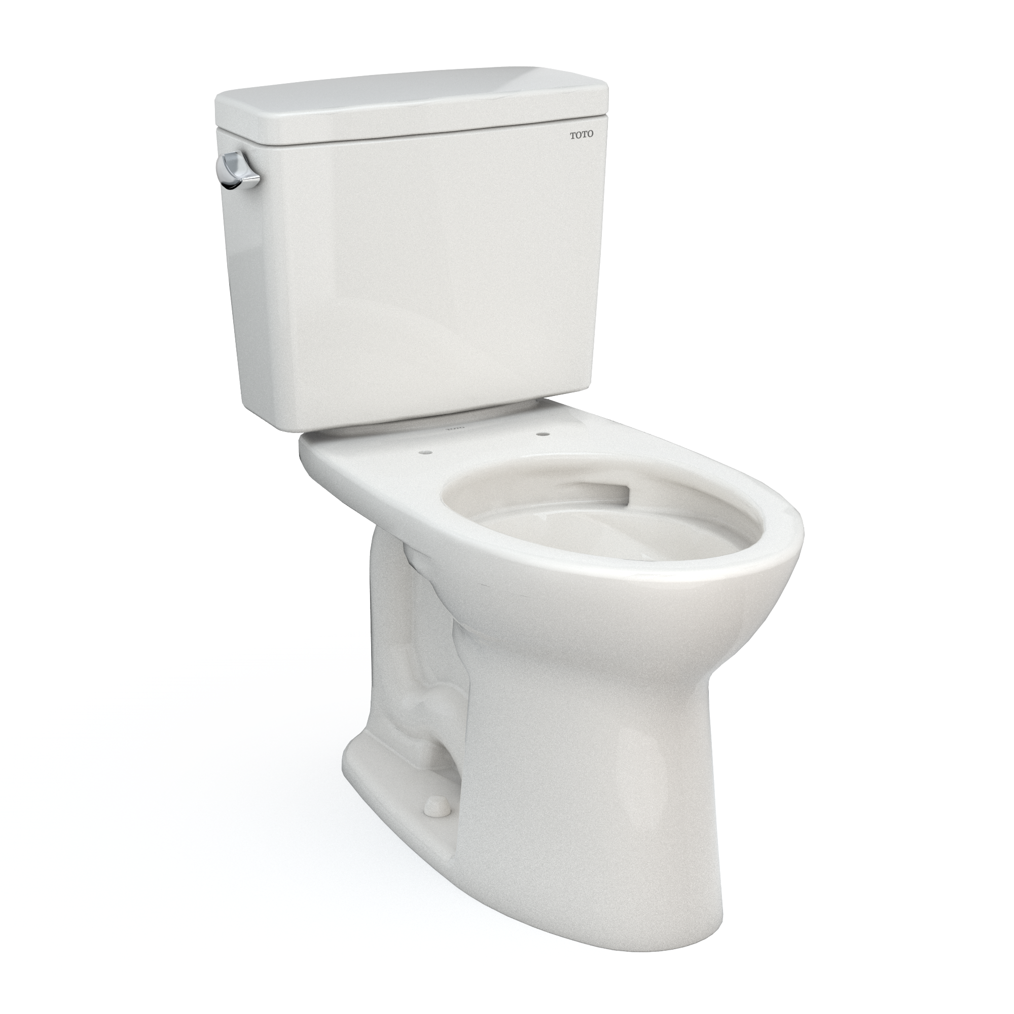 TOTO Drake Two Piece Elongated 1.6 GPF Tornado Flush Toilet with Cefiontect