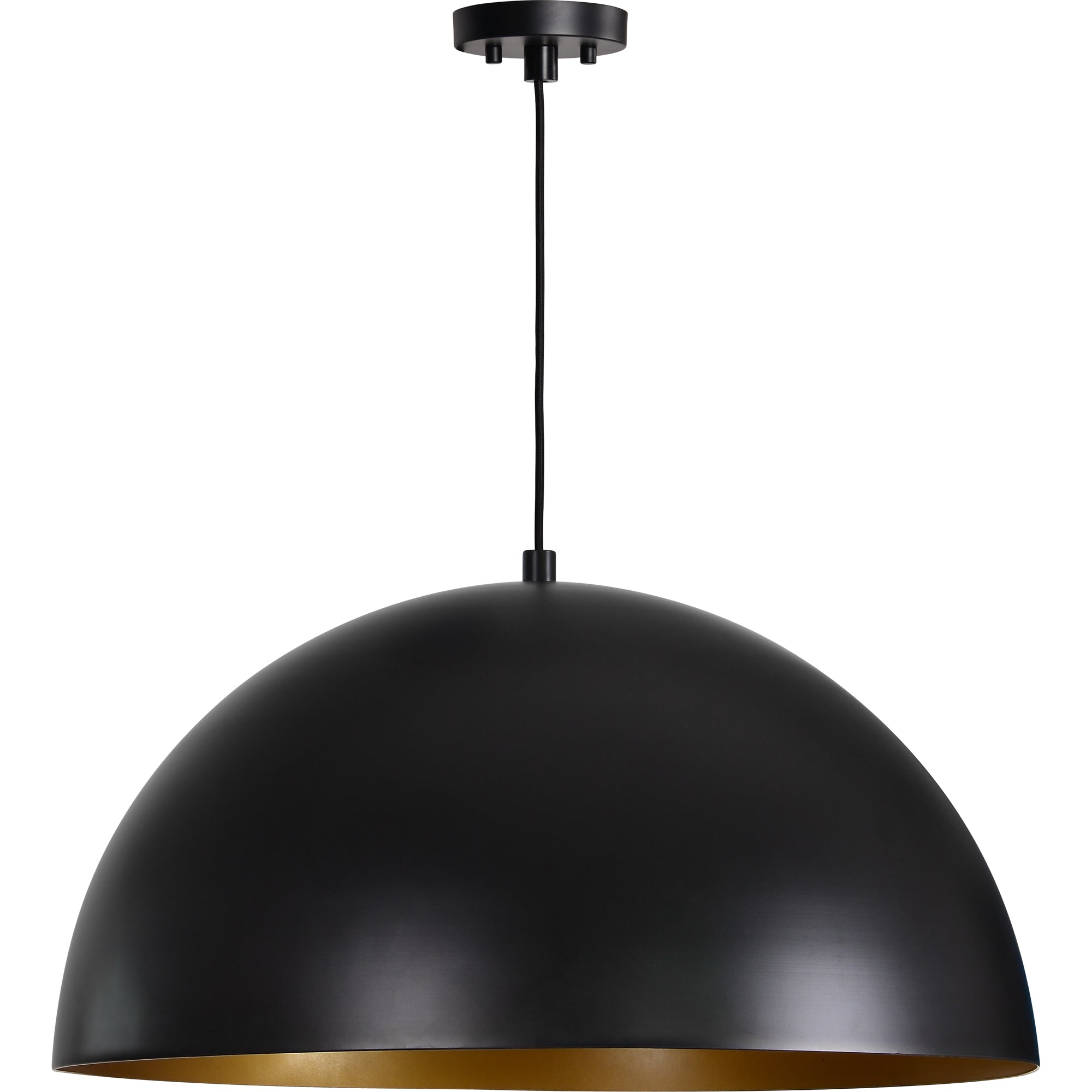 Renwil Sina 13.5" Length Ceiling Fixture - Matte Black And Gold